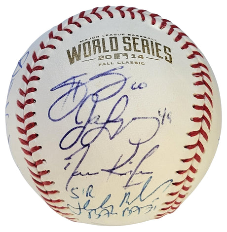 2014 San Francisco Giants team signed World Series baseball proof COA autographed