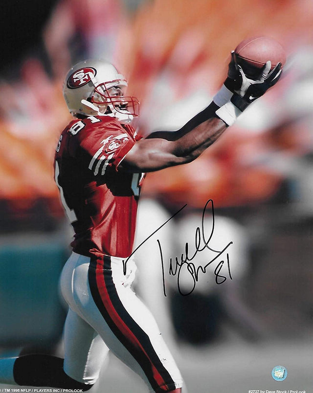 Terrell Owens San Francisco 49ers signed autographed 8x10 Photo, COA