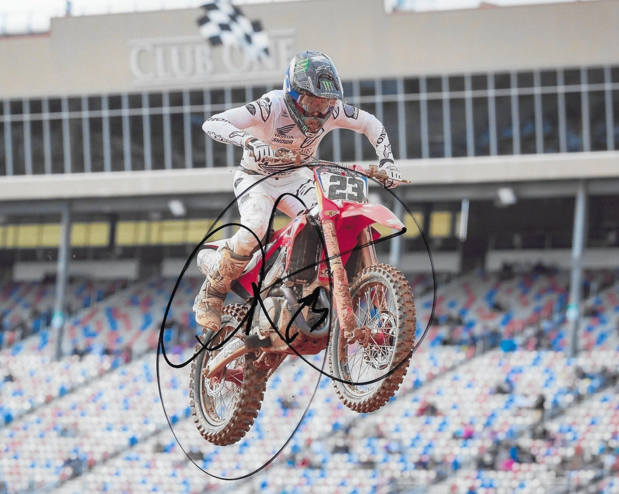 Chase Sexton Motocross Supercross Racer Signed 8x10 Photo COA Proof Autographed,
