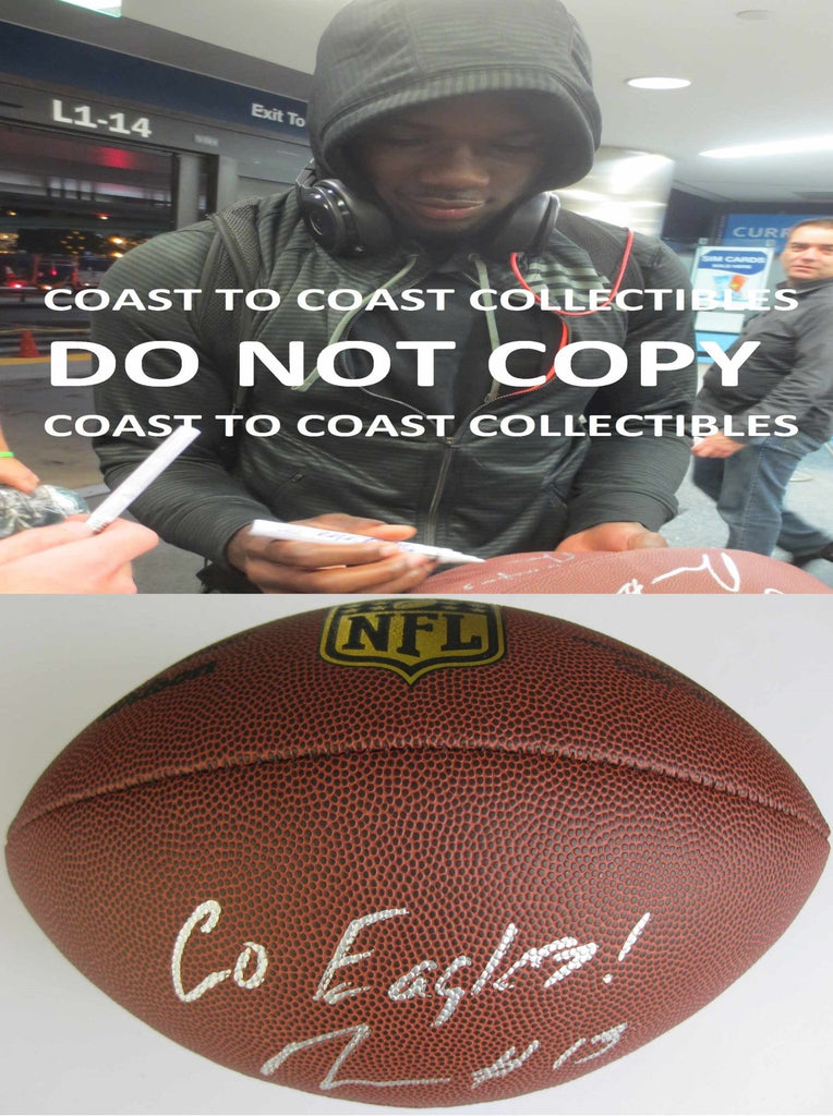 Nelson Agholor, Philadelphia Eagles, USC Tojans, Signed, Autographed, NFL Duke Football, a COA with the Proof Photo of Nelson Signing Will Be Included