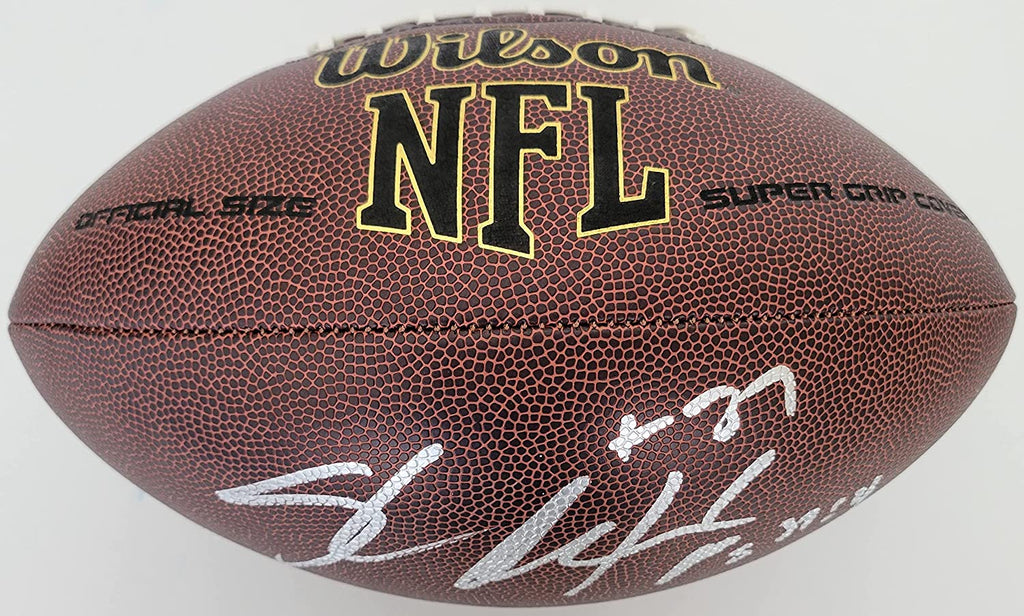 Shaun Alexander Seattle Seahawks Alabama signed NFL football COA proof autograph