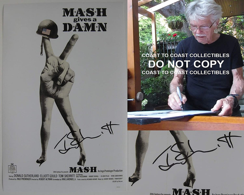 Tom Skerritt signed Mash 12x18 poster photo Duke COA autographed exact proof STAR