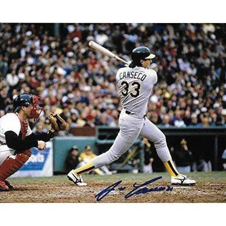 Jose Canseco, Oakland A's, Signed, Autographed, 8X10 Photo, a COA With The Proof Photo of Jose Signing Will Be Included