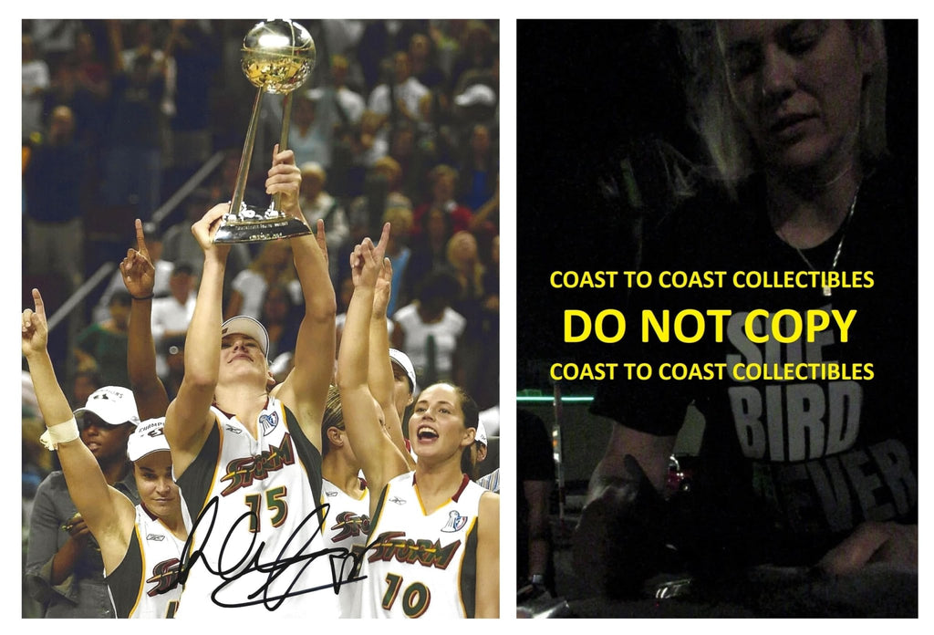 Lauren Jackson signed Seattle Storm 8x10 basketball photo COA Proof autograhed..