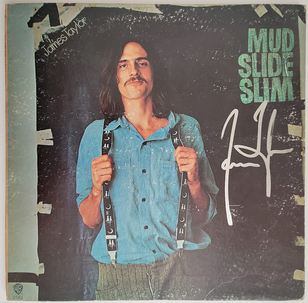 James Taylor signed autographed Mud Slide Slim and the Blue Horizon album COA proof STAR