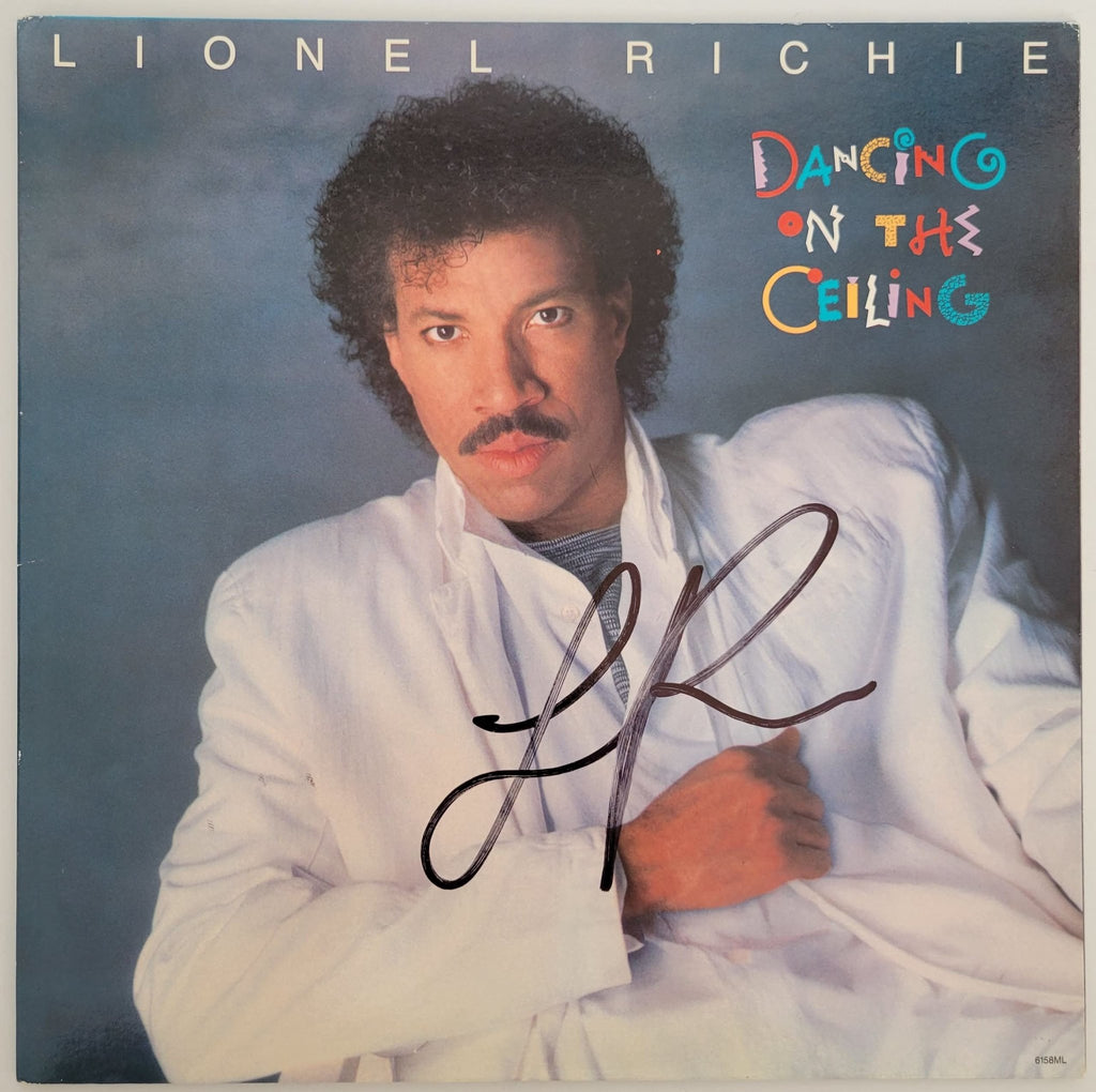 Lionel Richi signed Dancing on the Ceiling album auto vinyl record COA proof STAR