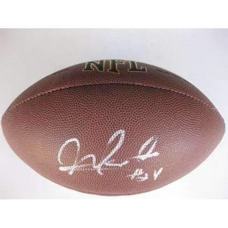 Morris Claiborne, New York Jets, Dallas Cowboys, LSU Tigers, Signed, Autographed, NFL Football, the Football Comes with a COA and Proof Photo of Morris Signing the Ball