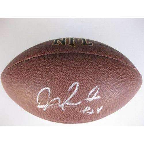 Morris Claiborne, New York Jets, Dallas Cowboys, LSU Tigers, Signed, Autographed, NFL Football, the Football Comes with a COA and Proof Photo of Morris Signing the Ball