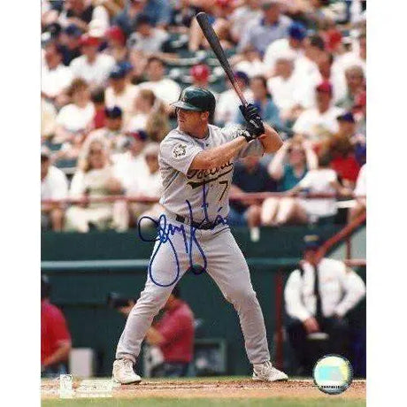 JEREMY GIAMBI OAKLAND ATHLETICS,A'S,MONEY BALL,SIGNED,AUTOGRAPHED 8X10,PHOTO,COA,RARE HARD TO FIND PHOTO