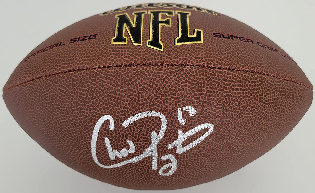 Chad Pennington New York Jets Marshall signed football COA proof autographed
