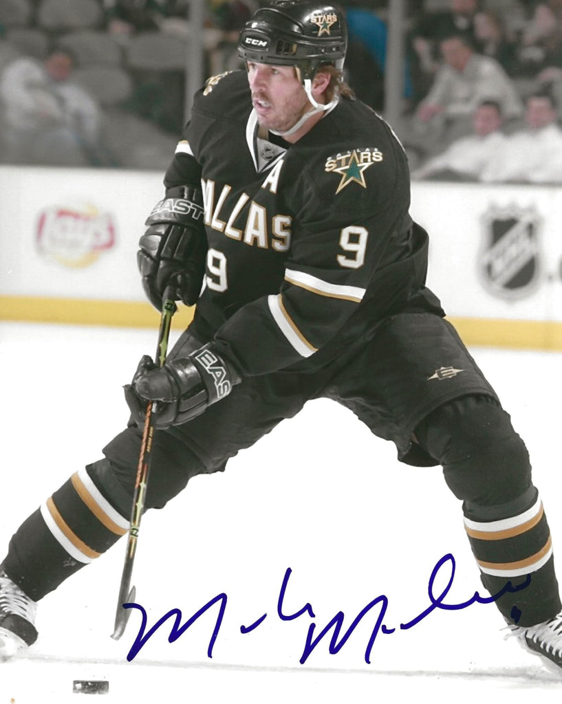 Mike Modano Signed Dallas Stars Hockey 8x10 Photo Proof COA Autographed.