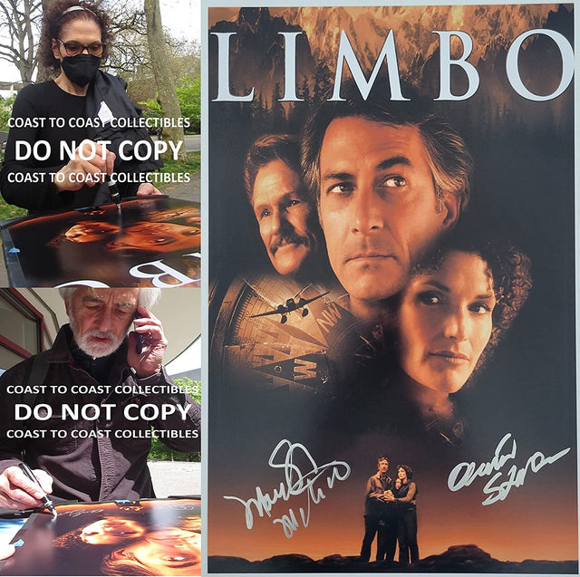 David Strathairn Mary Elizabeth Mastrantonio signed Limbo 12x18 photo proof COA STAR