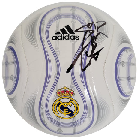 Gareth Bale signed Real Madrid logo Soccer ball COA exact proof autographed
