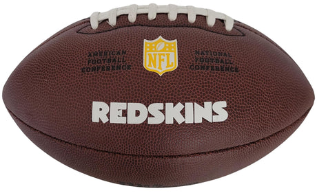 Mark Rypien Signed Washington Logo Football Proof COA Autographed