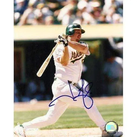 JASON GIAMBI OAKLAND ATHLETICS,A'S,SIGNED,AUTOGRAPHED 8X10,PHOTO,COA