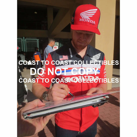 Trey Conard, Supercross, Motocross, Freestyle Motocross, Signed, Autographed, 8X10 Photo, a COA with the Proof Photo of Trey Signing Will Be Included