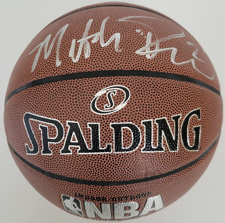Mitch Richmond Sacramento Kings signed NBA basketball exact proof COA autograped