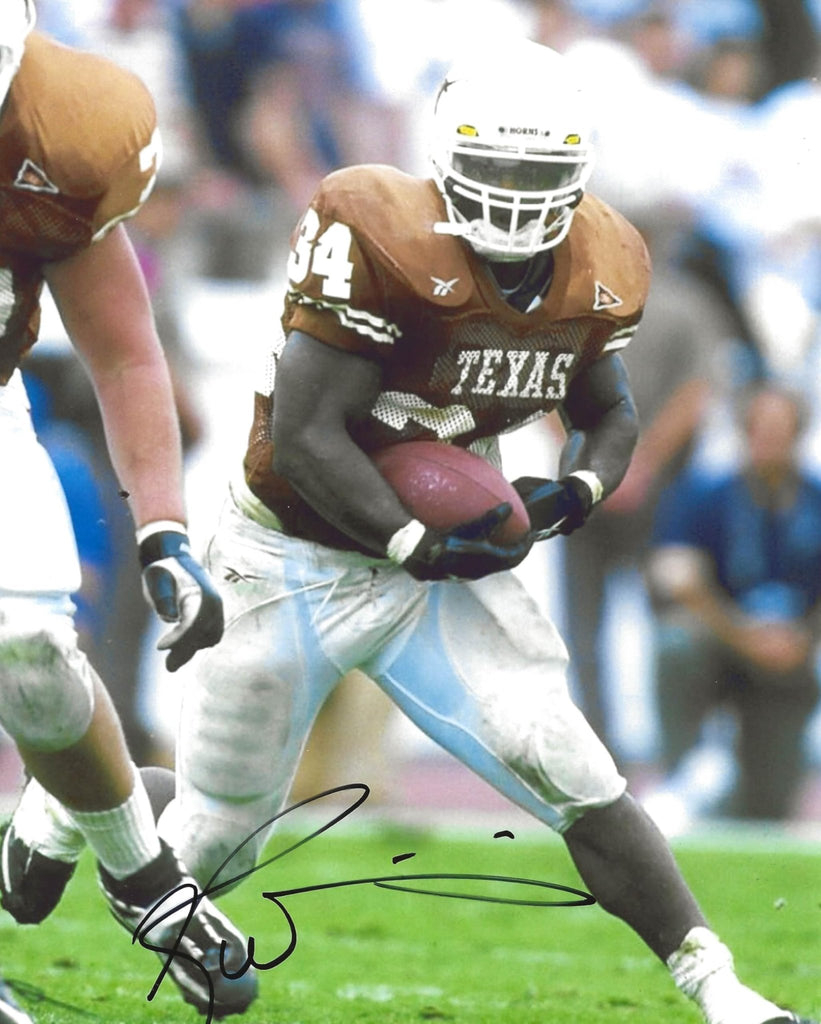 Ricky Williams signed Texas Longhorns 8x10 football photo COA Proof autographed