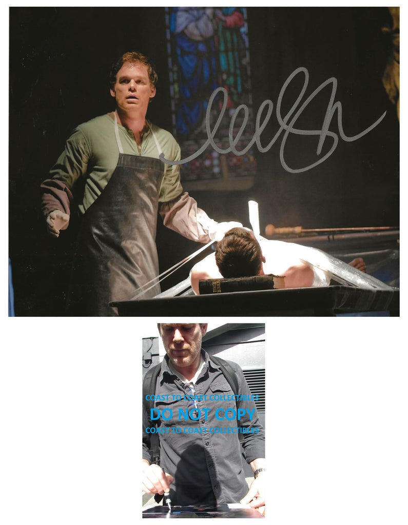 Michael C Hall Actor signed 8x10 photo COA proof autographed Dexter Six Feet Under, STAR