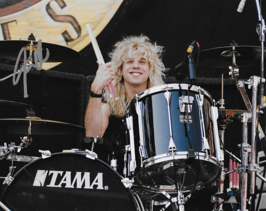 Steven Adler Guns N Roses Drummer signed 8x10 photo proof COA autographed GNR