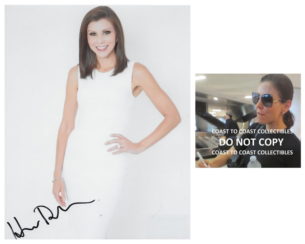 Heather Dubrow The Real Housewives of Orange County signed 8x10 photo proof COA. STAR