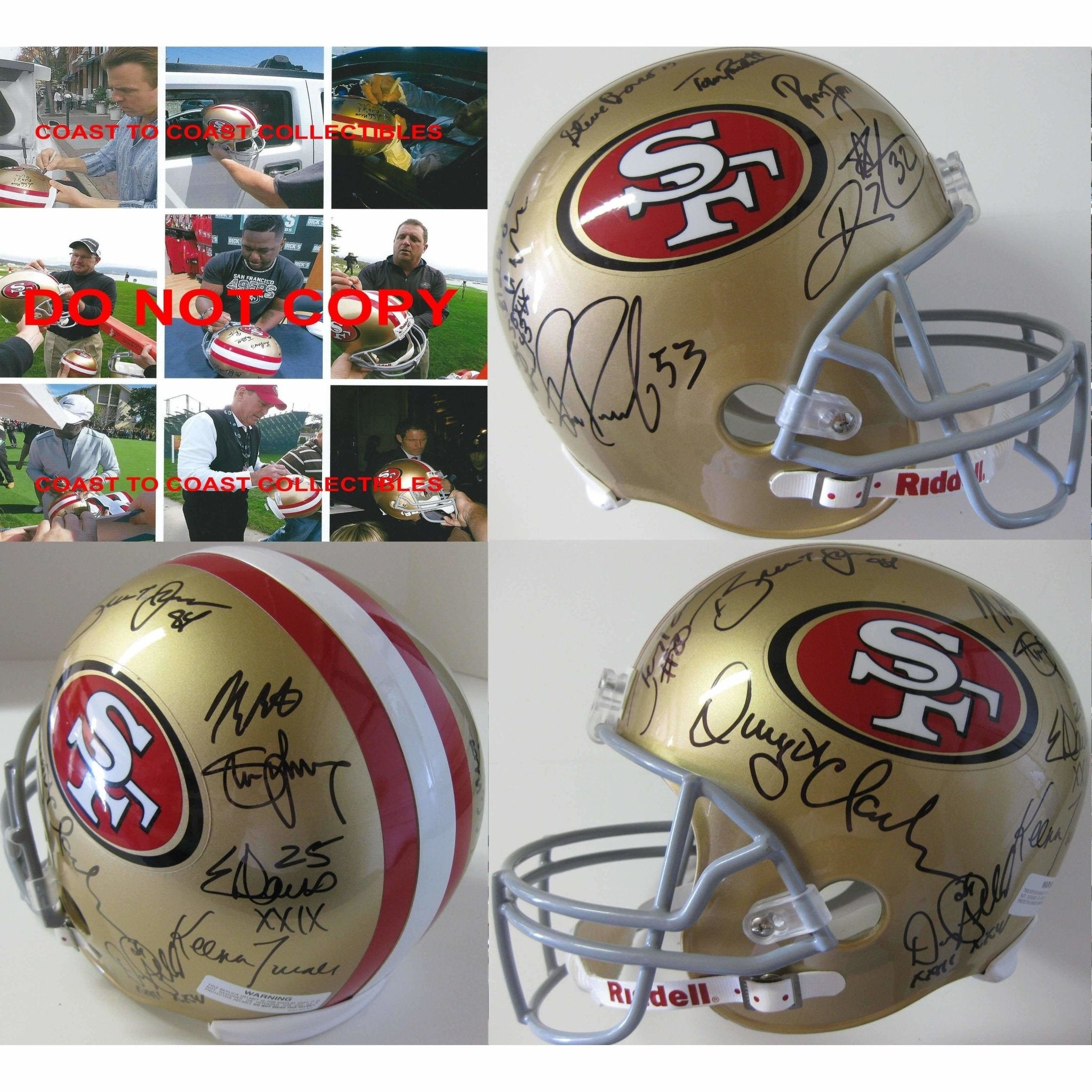 San Francisco 49ers Memorabilia, 49ers Collectibles, Signed Memorabilia