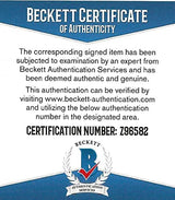 Ron Jaworski Philadelphia Eagles LA Rams signed NFL football proof Beckett COA autograph