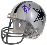 DeMarcus Ware signed Dallas Cowboys mini football helmet proof COA autographed