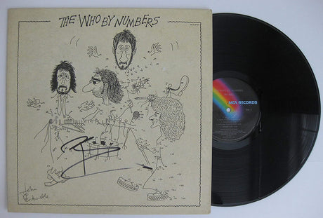 Pete Townshend signed The Who by numbers album vinyl record Proof Beckett COA STAR