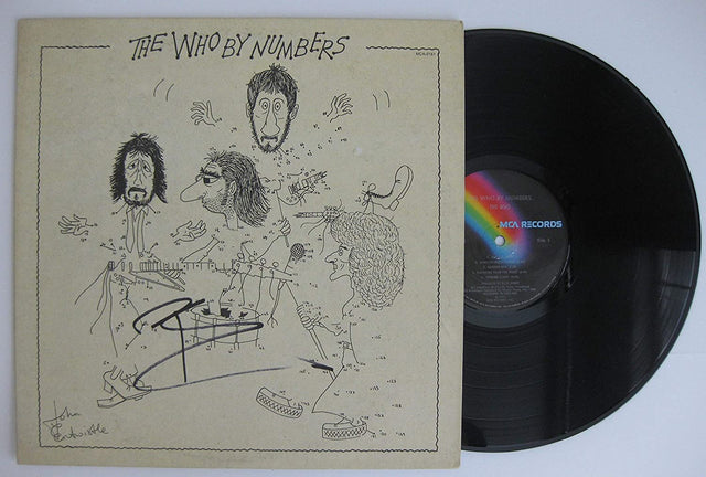 Pete Townshend signed The Who by numbers album vinyl record Proof Beckett COA STAR