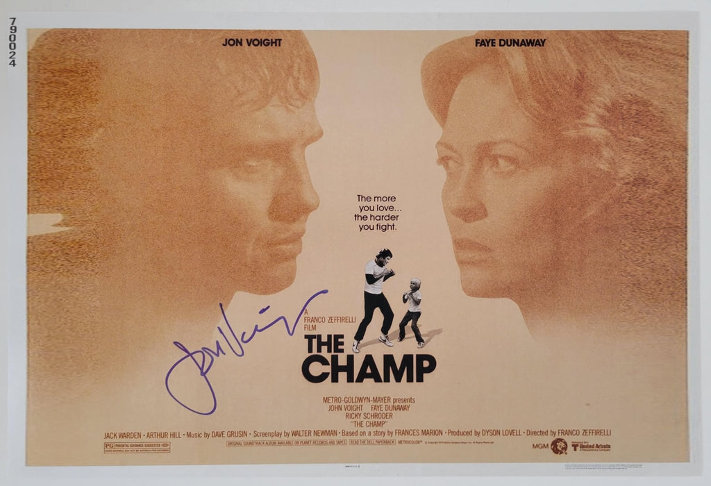Jon Voight signed The Champ 2 12x18 poster photo COA exact proof STAR