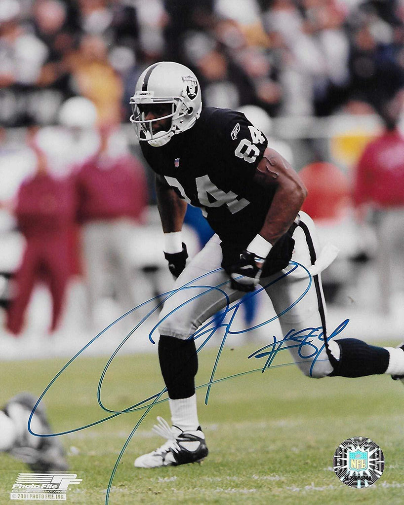 Jerry Porter Oakland Raiders signed autographed, 8x10 Photo, COA will be included'
