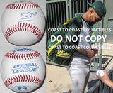 Sean Manaea Oakland Athletics A's signed autographed baseball COA exact proof