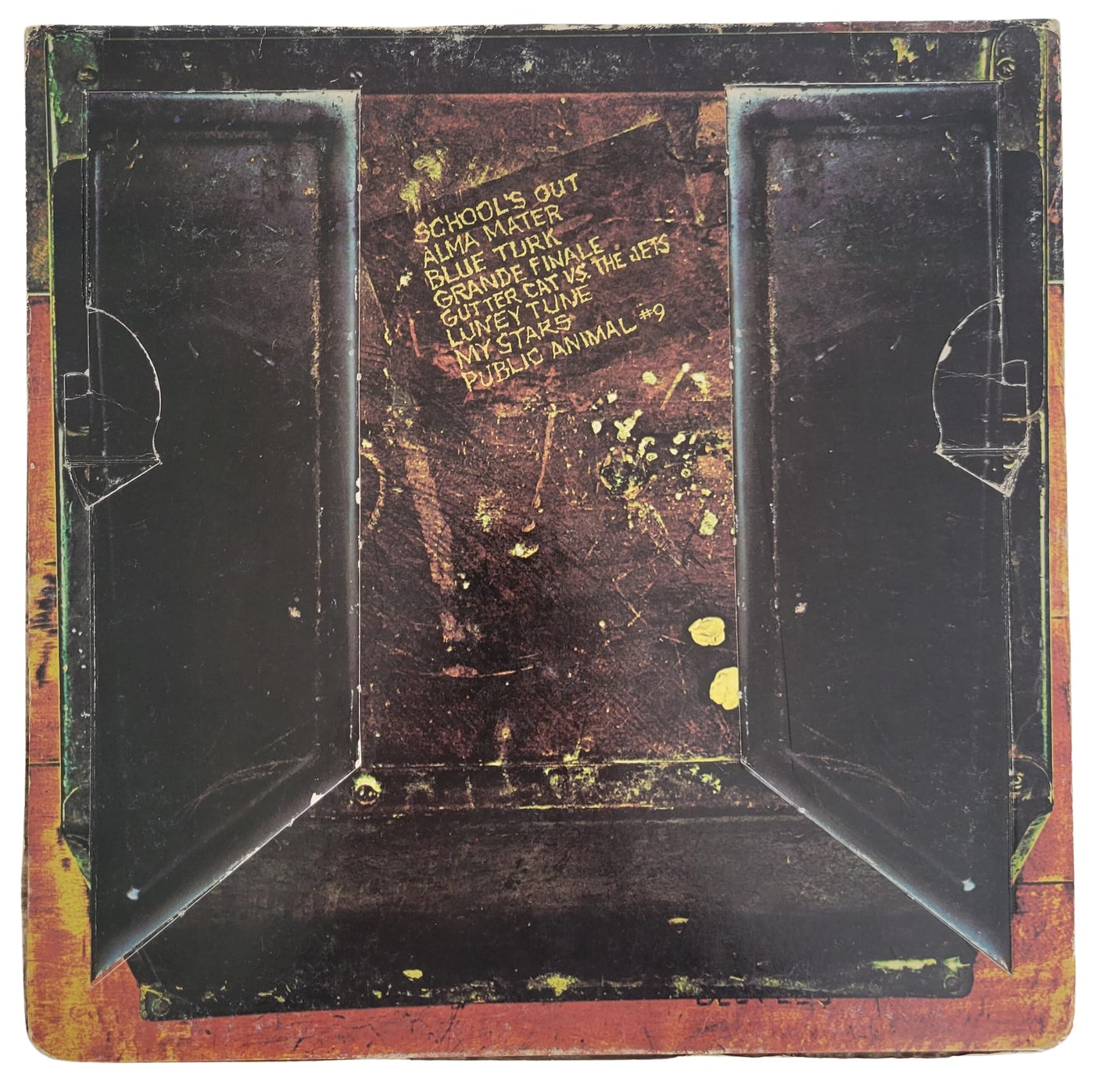 Alice Cooper signed Schools Out album COA autographed vinyl record exact proof STAR