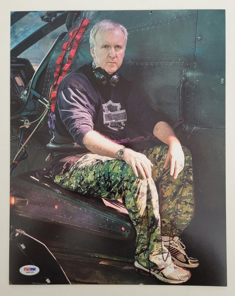 James Cameron Signed 11x14 Photo COA Proof Autographed Terminator Titanic Avatar..STAR