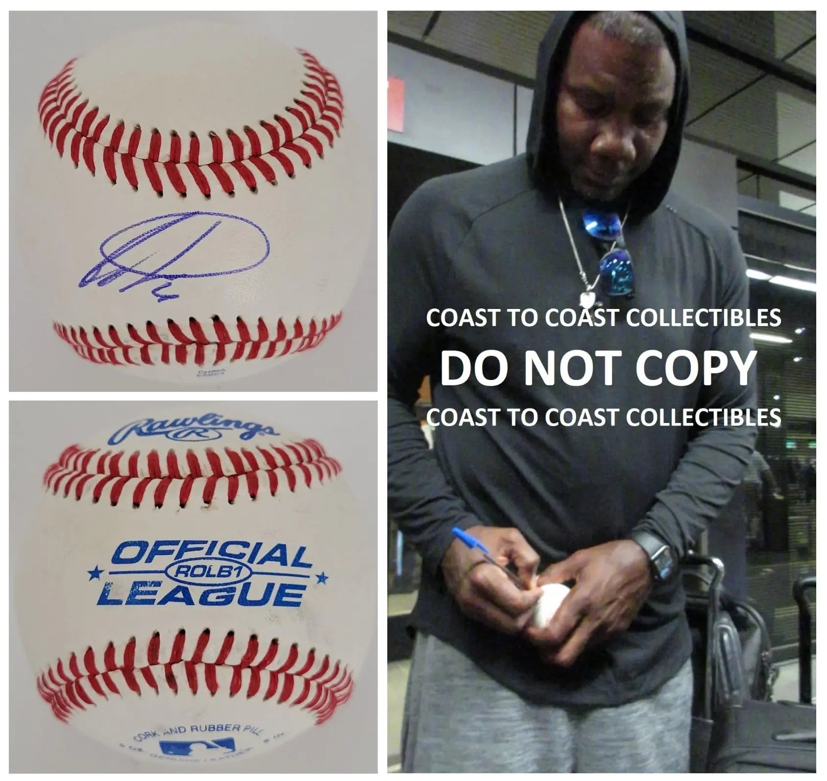 Ryan Howard Philadelphia Phillies signed baseball COA exact proof autographed