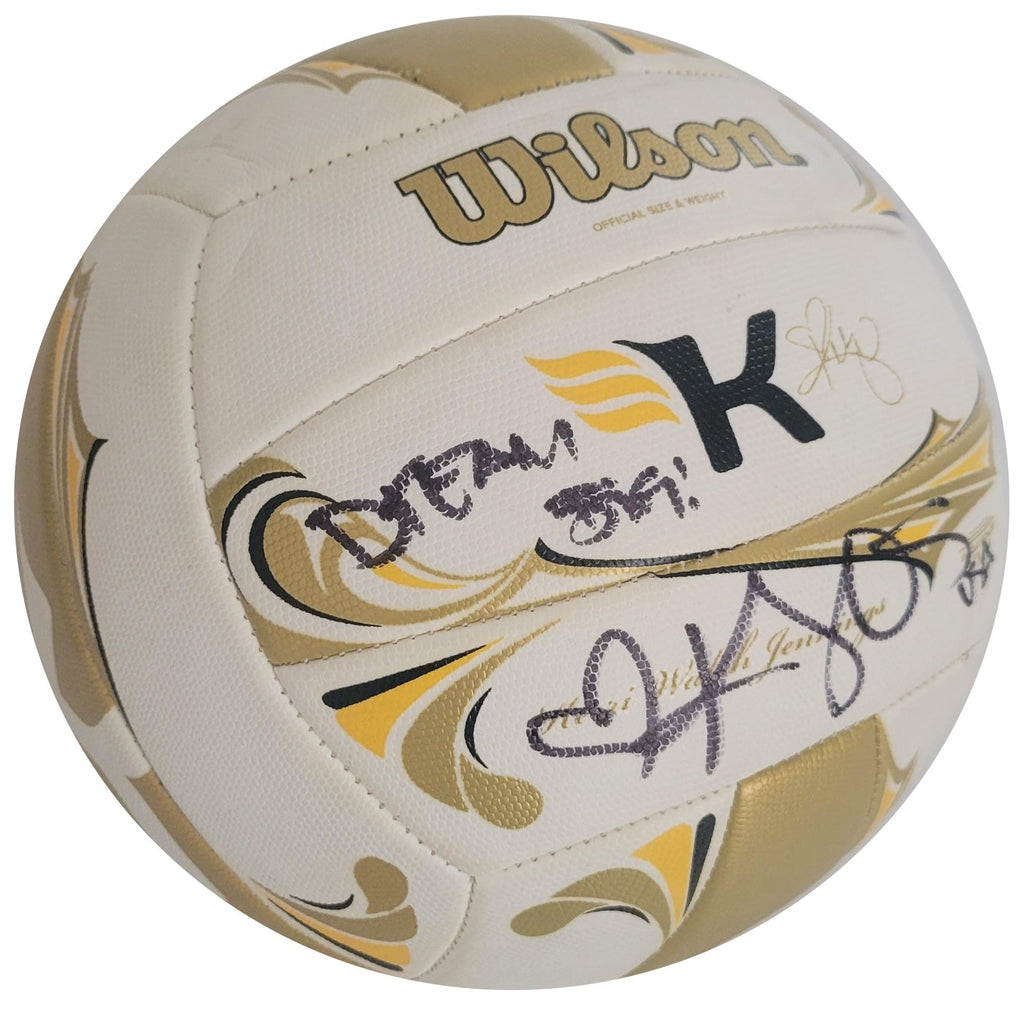 Kerri Walsh Jennings Signed Logo Beach Volleyball Proof Autographed Olympic Gold