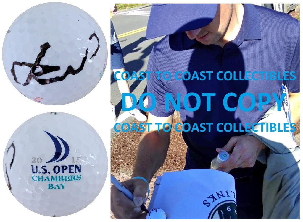 Jordan Spieth Signed Golf Ball COA Proof Autographed 2015 U.S. Open Chambers Bay