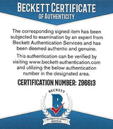 Josh Norman Panthers 49ers Bills Washington signed football proof Beckett COA autograph