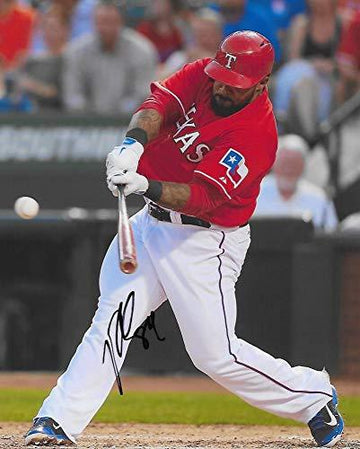 Nomar Mazara Signed Texas Rangers Jersey W/PROOF, Picture of Nomar