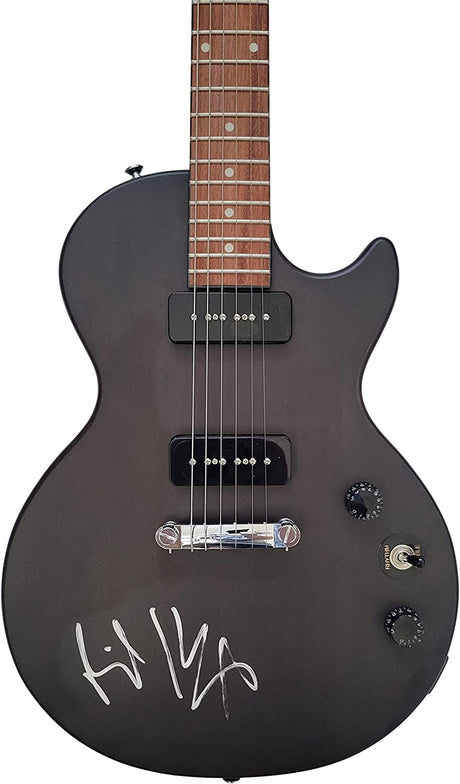 Billy Idol signed Epiphone Les Paul guitar exact proof COA autographed star