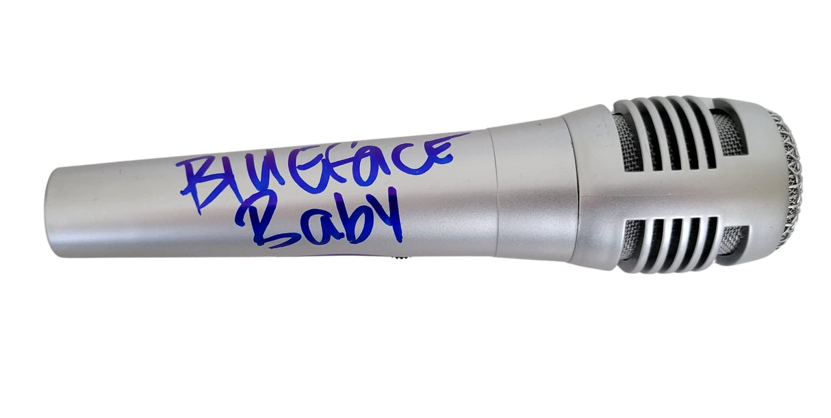 Blueface hip hop rapper signed Microphone COA exact proof autographed Mic STAR
