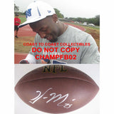 William Moore, Atlanta Falcons, Missouri, Signed, Autographed, NFL Football, a Coa with the Proof Photo of William Signing Will Be Included with the Football