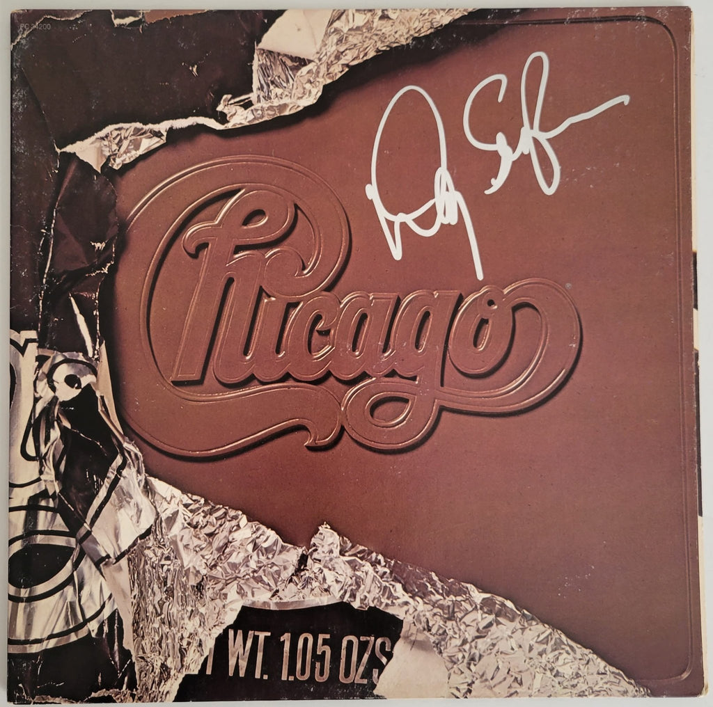 Danny Seraphine signed Chicago X album vinyl record COA exact proof autographed STAR