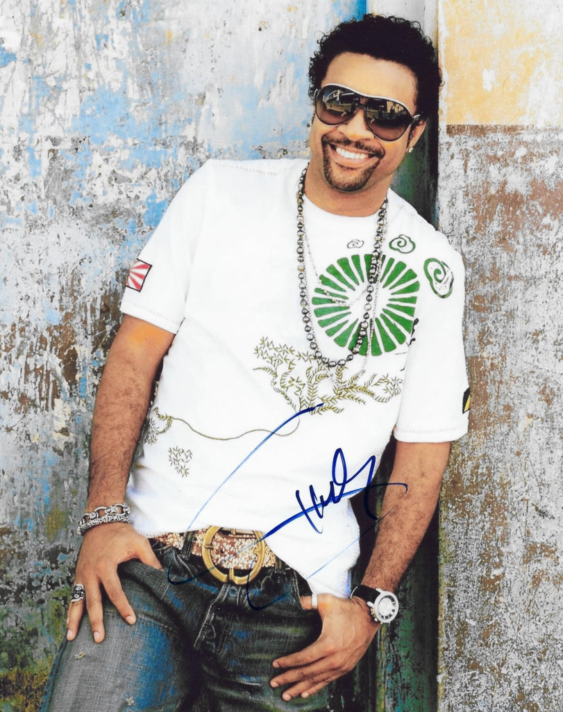 Shaggy Reggae Rapper Mr Boombastic signed 8x10 photo proof COA autographed. STAR