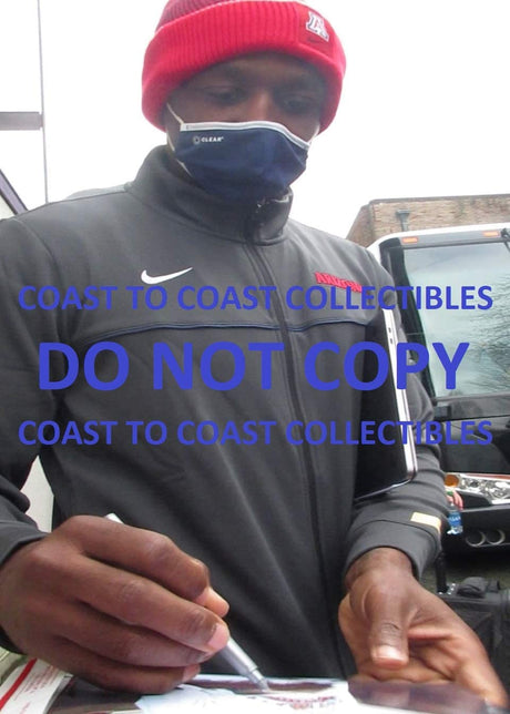 Jason Terry Arizona Wildcats signed basketball 8x10 photo proof COA