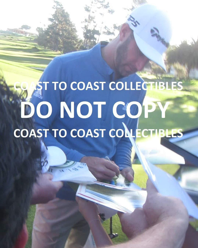 Dustin Johnson PGA Golfer signed, autographed 8x10 Photo,Proof COA