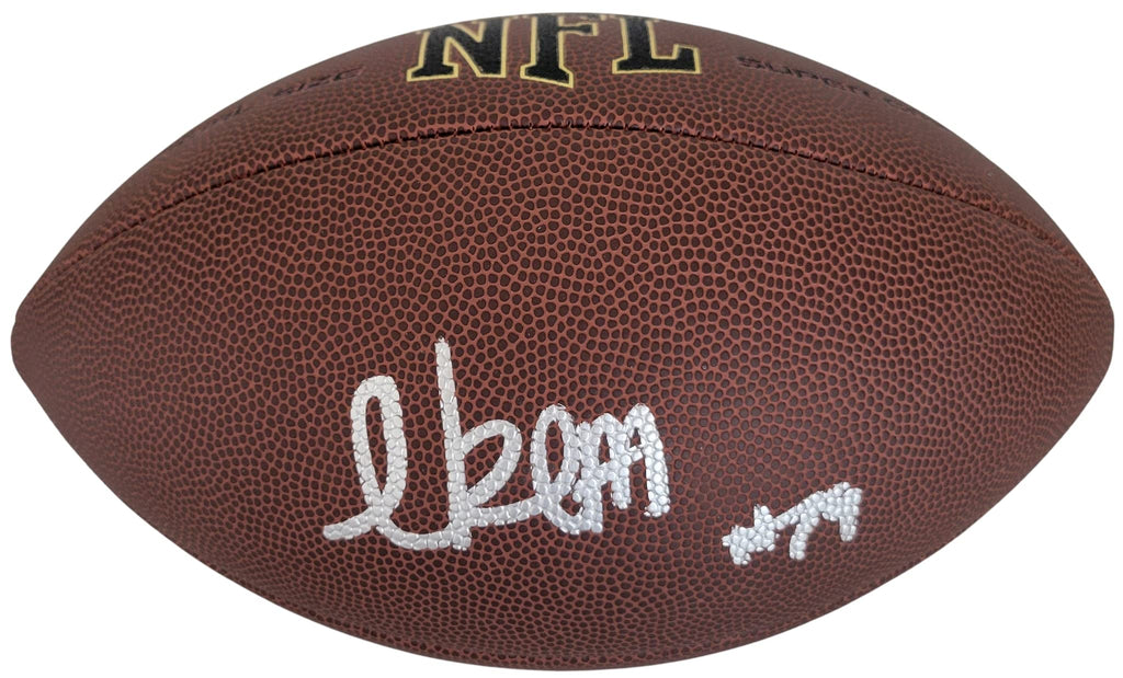 Ickey Ekwonnu Carolina Panthers NC State signed NFL football COA proof autographed