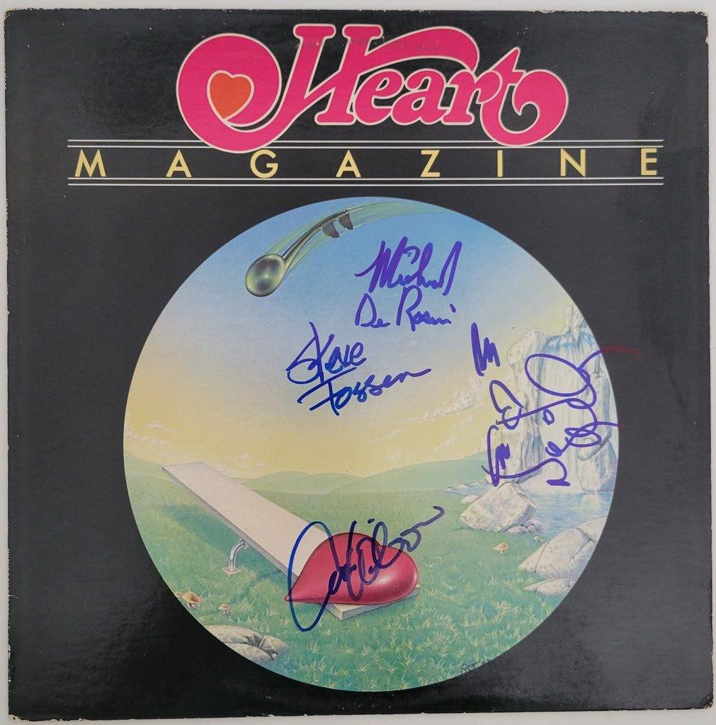 Nancy Wilson & Ann Wilson signed Heart Magazine album proof COA autographed STAR