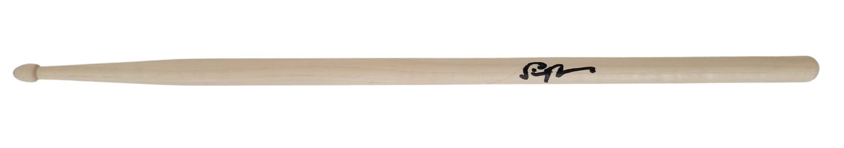 Simon Phillips Judas Priest drummer signed Drumstick COA exact proof Rare autograph star.